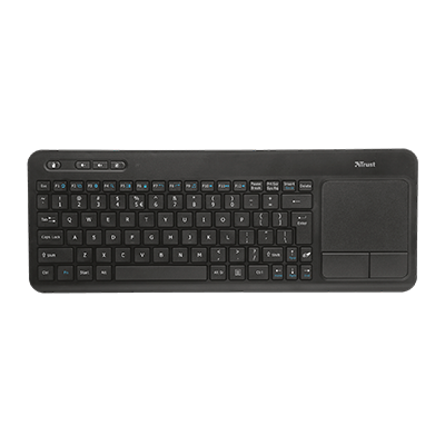 کیبورد بی سیم تراست مدل Veza Wireless multimedia keyboard with touchpad-small-image