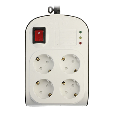 چند راهی برق پارت الکتریک مدل چهار خانه مدل 8791 طول کابل 1.8 متر-small-image