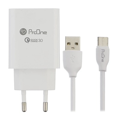 شارژر دیواری پرووان مدل PWC520 با کابل USB-C-small-image