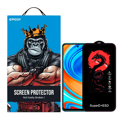 گلس گوشی شیائومی Redmi Note 9 Pro Max اپیکوی مدل Dragon ESD-small-image