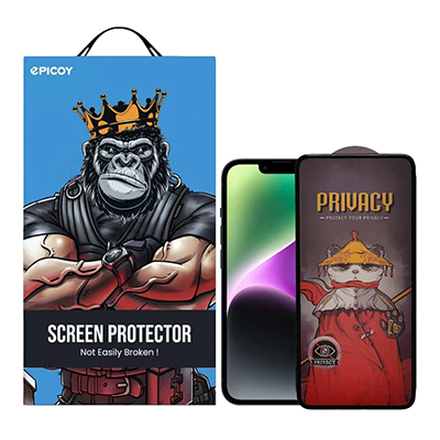 گلس گوشی اپل iPhone 13 - 13 Pro - 14 اپیکوی مدل Privacy Airbag پرایوسی -small-image