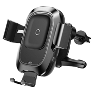  هولدر و شارژر وایرلس باسئوس Baseus Smart Vehicle Bracket WXZN-01 دریچه کولری-small-image