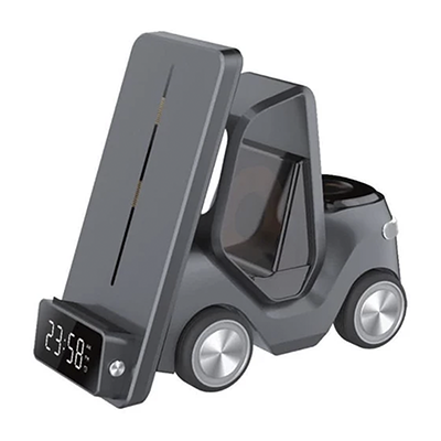 پایه نگهدارنده و شارژر بی سیم گوشی گرین لاین مدل Forklift 5 in 1-small-image