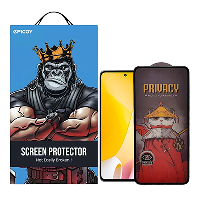 گلس گوشی شیائومی 11Lite 5G NE - 12 Lite 5G - 11 Lite 4G اپیکوی مدل Privacy Airbag پرایوسی-small-image