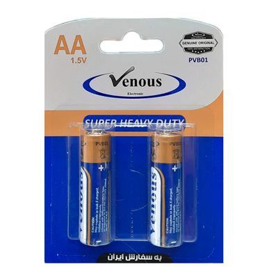 باتری قلمی ونوس مدل PVB01 بسته 2 عددی-small-image