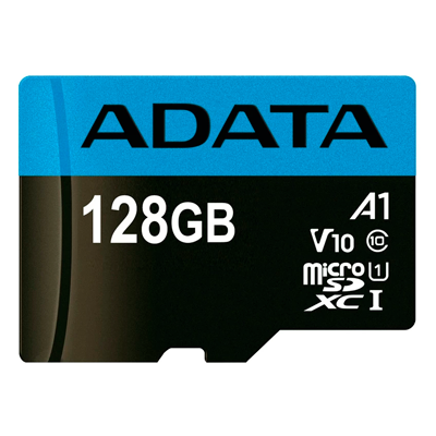 کارت حافظه microSDXC ای دیتا مدل Premier V10 A1 کلاس 10 استاندارد UHS-I سرعت 100MBps ظرفیت 128 گیگابایت-small-image