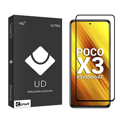 گلس گوشی پوکو X3 کوکونات مدل UD Black-small-image