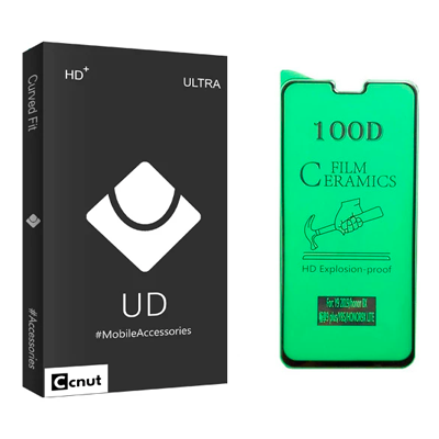 محافظ صفحه نمایش گوشی هوآوی Y8s کوکونات سرامیکی مدل UD Black-small-image