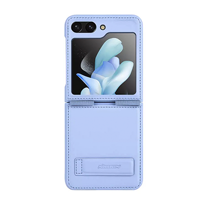 قاب گوشی سامسونگ Galaxy Z Flip5 نیلکین مدل Qin Vegan Leather Case-small-image