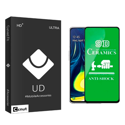 محافظ صفحه نمایش گوشی سامسونگ Galaxy A21 کوکونات سرامیکی مدل UD Black-small-image
