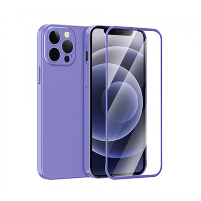 کاور گوشی اپل iPhone 13 Pro گرین مدل Carsaca Plus به همراه محافظ صفحه نمایش HD 360-small-image