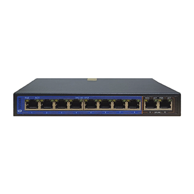 سوئیچ شبکه 8 پورت ایزیگیگز مدل EG-SWU-1301-10FGP-small-image