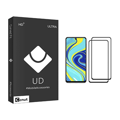 گلس گوشی شیائومی Redmi Note 9S کوکونات مدل UD Black بسته دو عددی-small-image