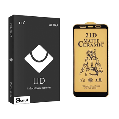 گلس گوشی سرامیکی سامسونگ Galaxy A7 2018 کوکونات مدل UD Black -small-image