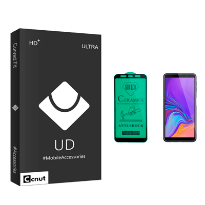 گلس گوشی سرامیکی سامسونگ Galaxy A7 2018 کوکونات مدل UD Black -small-image