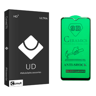گلس گوشی سرامیکی سامسونگ Galaxy A10s کوکونات مدل UD Black-small-image