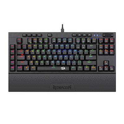 کیبورد گیمینگ ردراگون مدل Vishnu K596 RGB سوئیچ قرمز-small-image