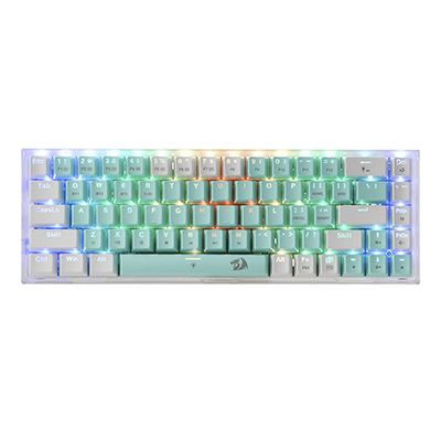 کیبورد گیمینگ ردراگون مدل Castor K631 PRO RGB GW سوئیچ قرمز-small-image