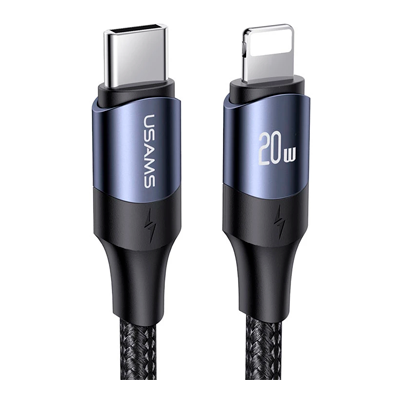 کابل تایپ سی به لایتنینگ یوسمز مدل US-SJ521 طول 1.2 متر-small-image