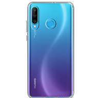  قاب ژله‌ای شفاف داخل کارتون مناسب برای گوشی  هوآوی مدل P30 lite-small-image