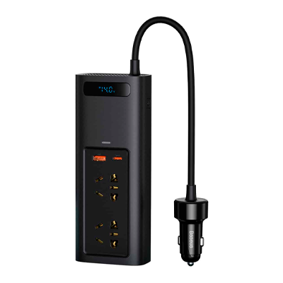 شارژر فندکی باسئوس مدل Power Inverter CRNBQ-A توان 150 وات-small-image