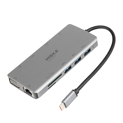  هاب USB-C هیسکا 11 پورت مدل HR-55-small-image