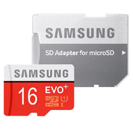  کارت حافظه microSDHC سامسونگ مدل Evo Plus کلاس 10 - ظرفیت 16 گیگابایت به همراه آداپتور SD-small-image