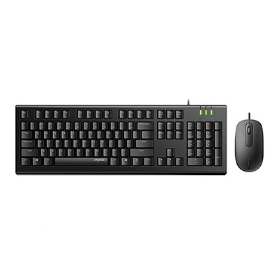 کیبورد و ماوس با سیم رپو مدل X120 Pro -small-image