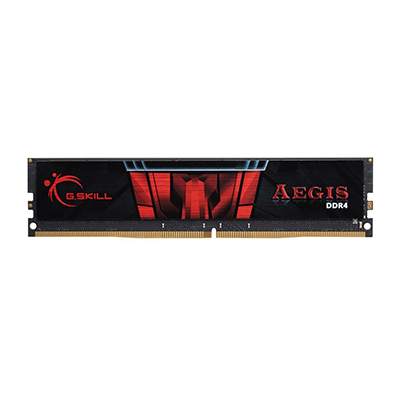 رم کامپیوتر DDR4 تک کاناله 2400 مگاهرتز CL17 جی اسکیل مدل Aegis ظرفیت 8 گیگابایت-small-image
