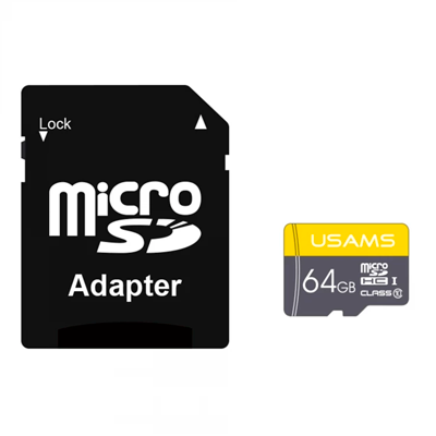 کارت حافظه microSDHC یوسمز مدل ZB119 کلاس 10 استاندارد UHS-I سرعت 120MBps ظرفیت 64 گیگابایت به همراه آداپتور-small-image
