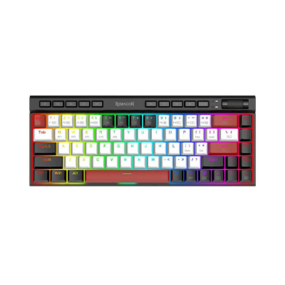 کیبورد گیمینگ ردراگون مدل Magic-wand Mini K635WBR-RGB-PRO سوئیچ قرمز-small-image