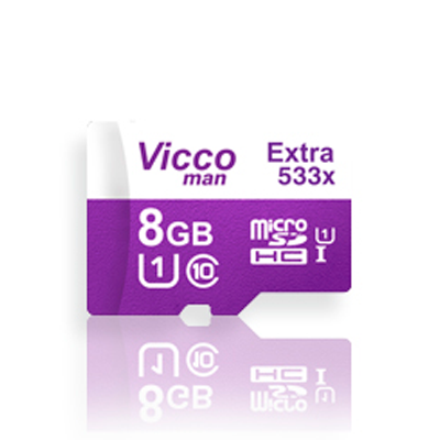 کارت حافظه microSDHC ویکومن مدل Extra 533x کلاس 10 استاندارد UHS-I U1 سرعت 80MBps ظرفیت 8 گیگابایت-small-image