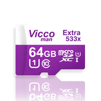 کارت حافظه microSDHC ویکومن مدل Extra 533x کلاس 10 استاندارد UHS-I U1 سرعت 80MBps ظرفیت 64 گیگابایت-small-image