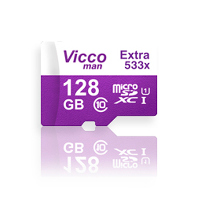 کارت حافظه microSDHC ویکومن مدل Extra 533x کلاس 10 استاندارد UHS-I U1 سرعت 80MBps ظرفیت 128 گیگابایت-small-image