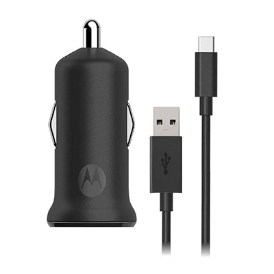 شارژر فندکی موتورولا مدل TurboPower توان 18 وات به همراه کابل تبدیل USB-C-small-image