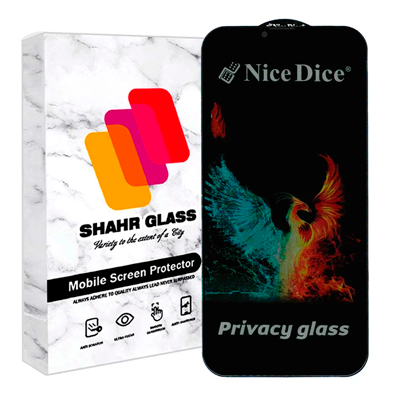 گلس حریم شخصی گوشی اپل iPhone 14 شهر گلس مدل NICEDICESH-small-image