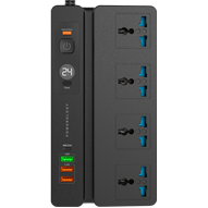  چند راهی هوشمند برق پاورولوجی مدل Powerology Multi-Port Socket 3M-small-image