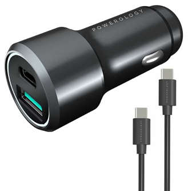  شارژر فندکی پاورولوجی مدل PQCPDCCCBK به همراه کابل USB-C-small-image