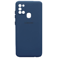 قاب طرح سیلیکونی محافظ لنزدار مناسب برای گوشی سامسونگ Galaxy A21s-small-image
