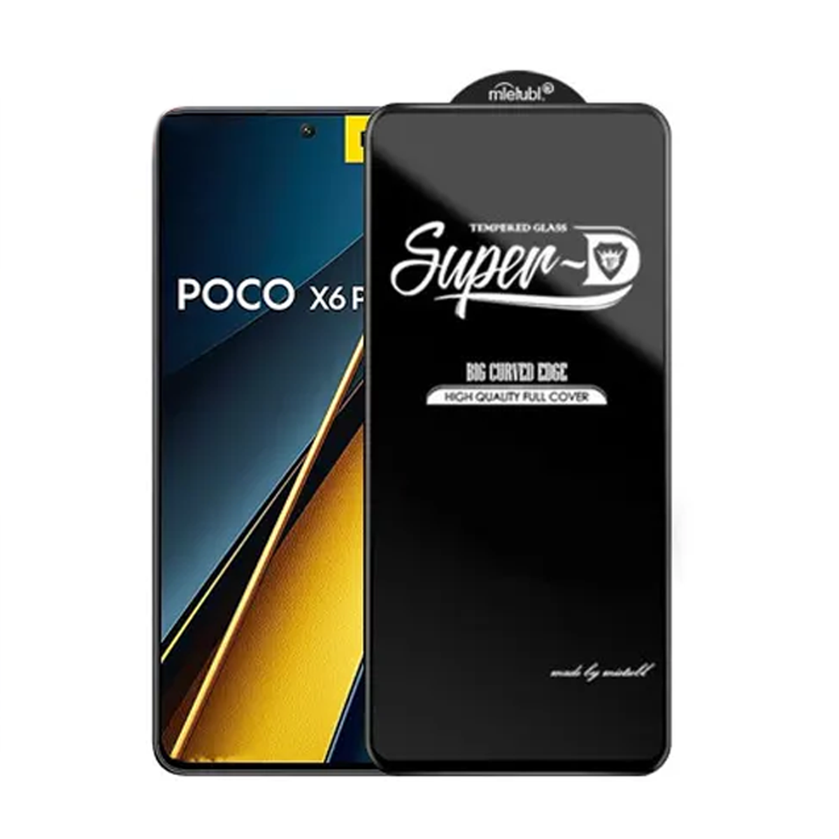 گلس گوشی پوکو X6 Pro 5G میتوبل مدل Tempered Super D-small-image