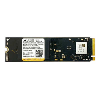 هارد اس اس دی اینترنال میکرون مدل 2400 Gen4x4 NVMe ظرفیت 512 گیگابایت-small-image