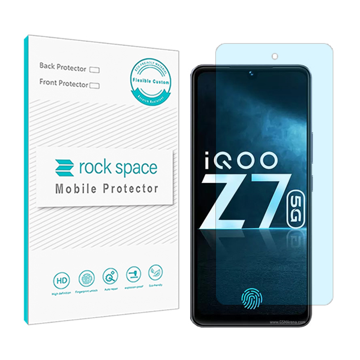 گلس گوشی ویوو iQOO Z7 راک اسپیس مدل BLU-small-image