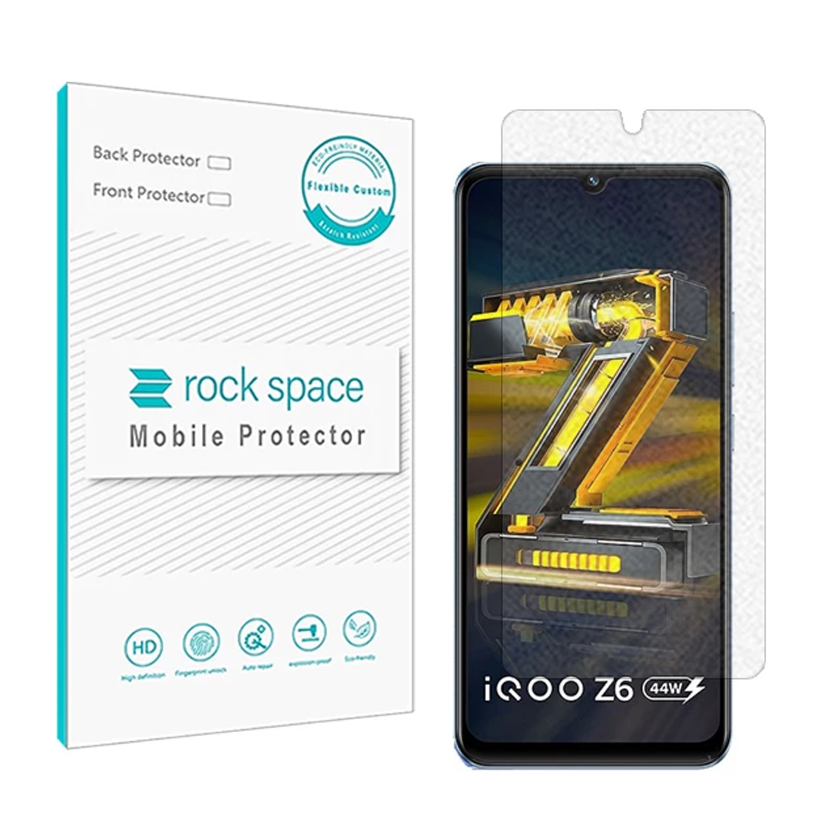 گلس مات گوشی ویوو iQOO Z6 44W راک اسپیس مدل MTT-small-image