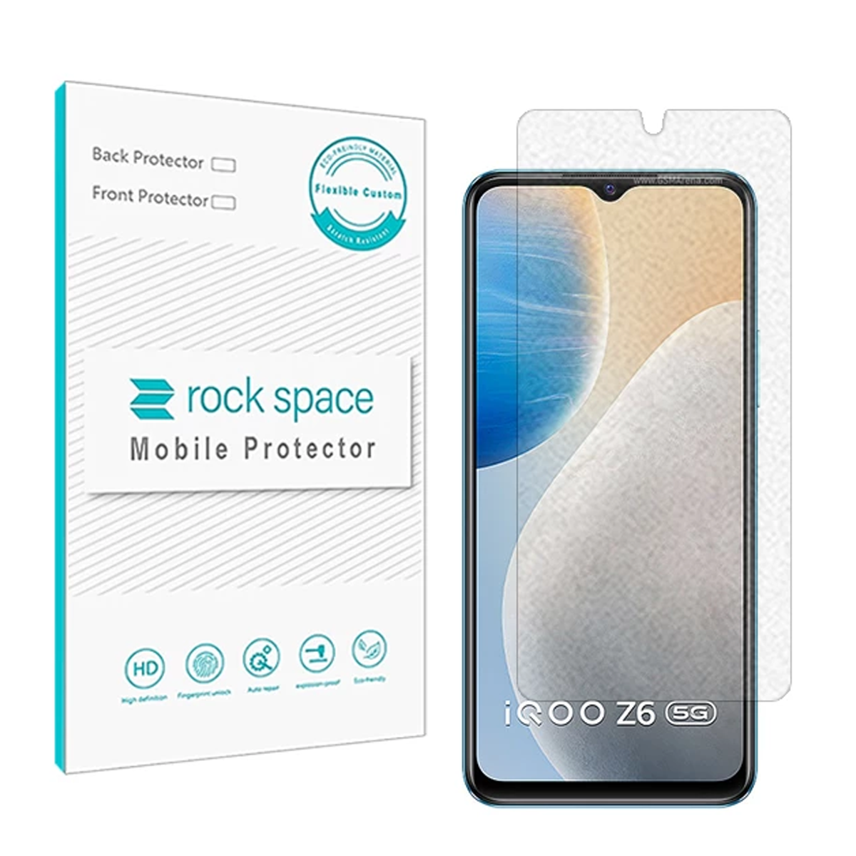 گلس مات گوشی ویوو iQOO Z6 راک اسپیس مدل GAM-small-image