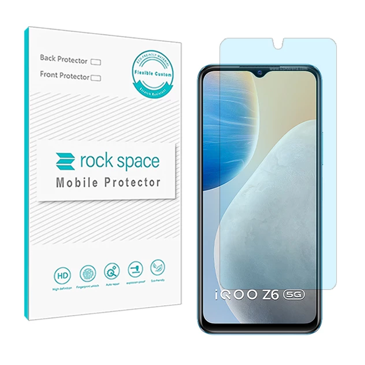 گلس گوشی ویوو iQOO Z6 راک اسپیس مدل BLU-small-image