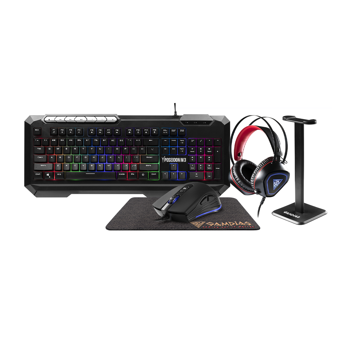 ست گیمینگ گیم دیاس مدل POSEIDON M3 5-IN-1 COMBO-small-image