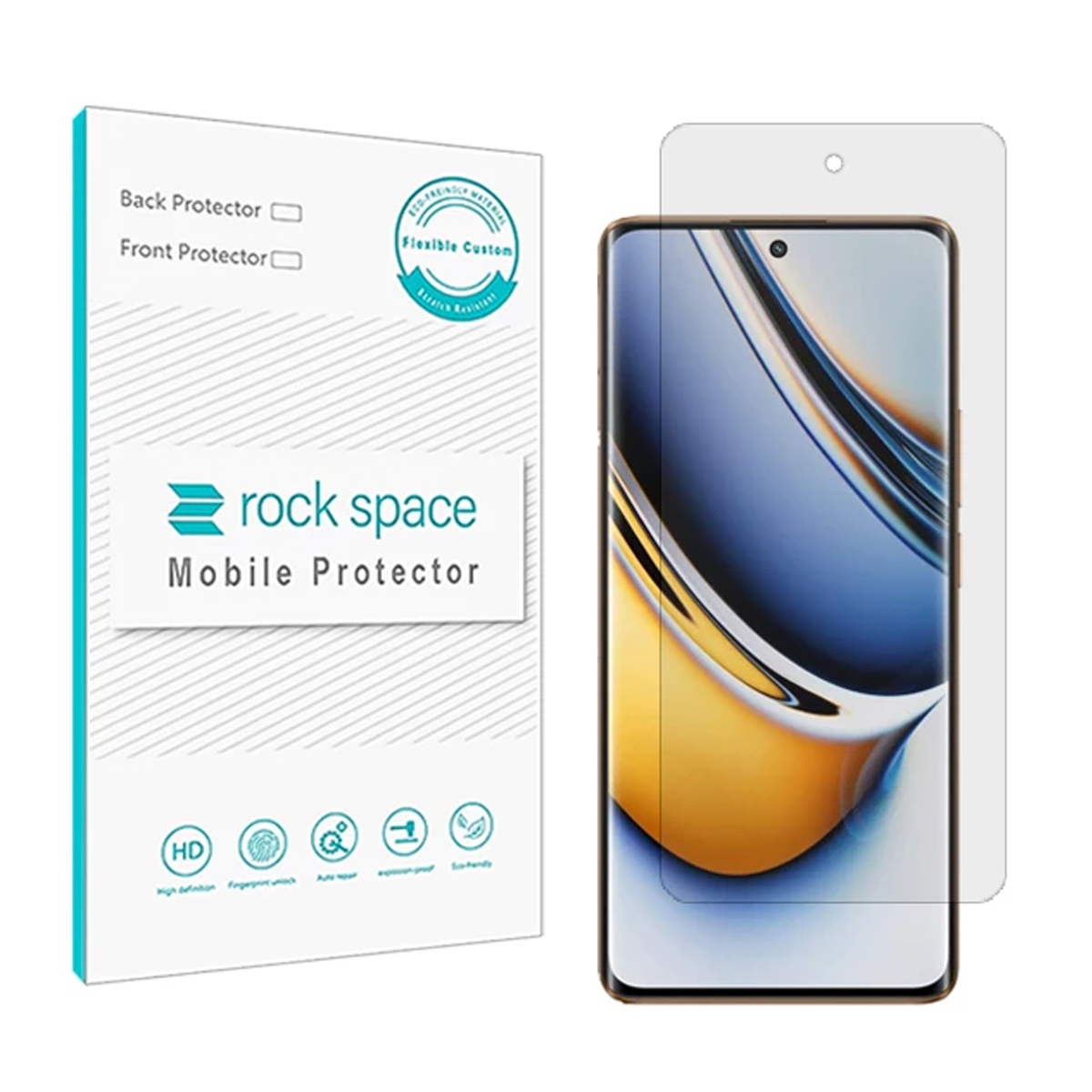 گلس گوشی ریلمی 11Pro Plus راک اسپیس مدل Hygel-small-image