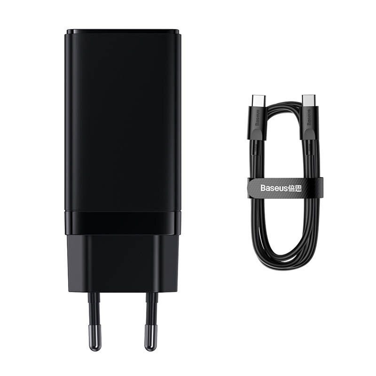 شارژر دیواری باسئوس مدل GaN3 Pro CCGP050101 توان 65 وات به همراه کابل شارژ-small-image