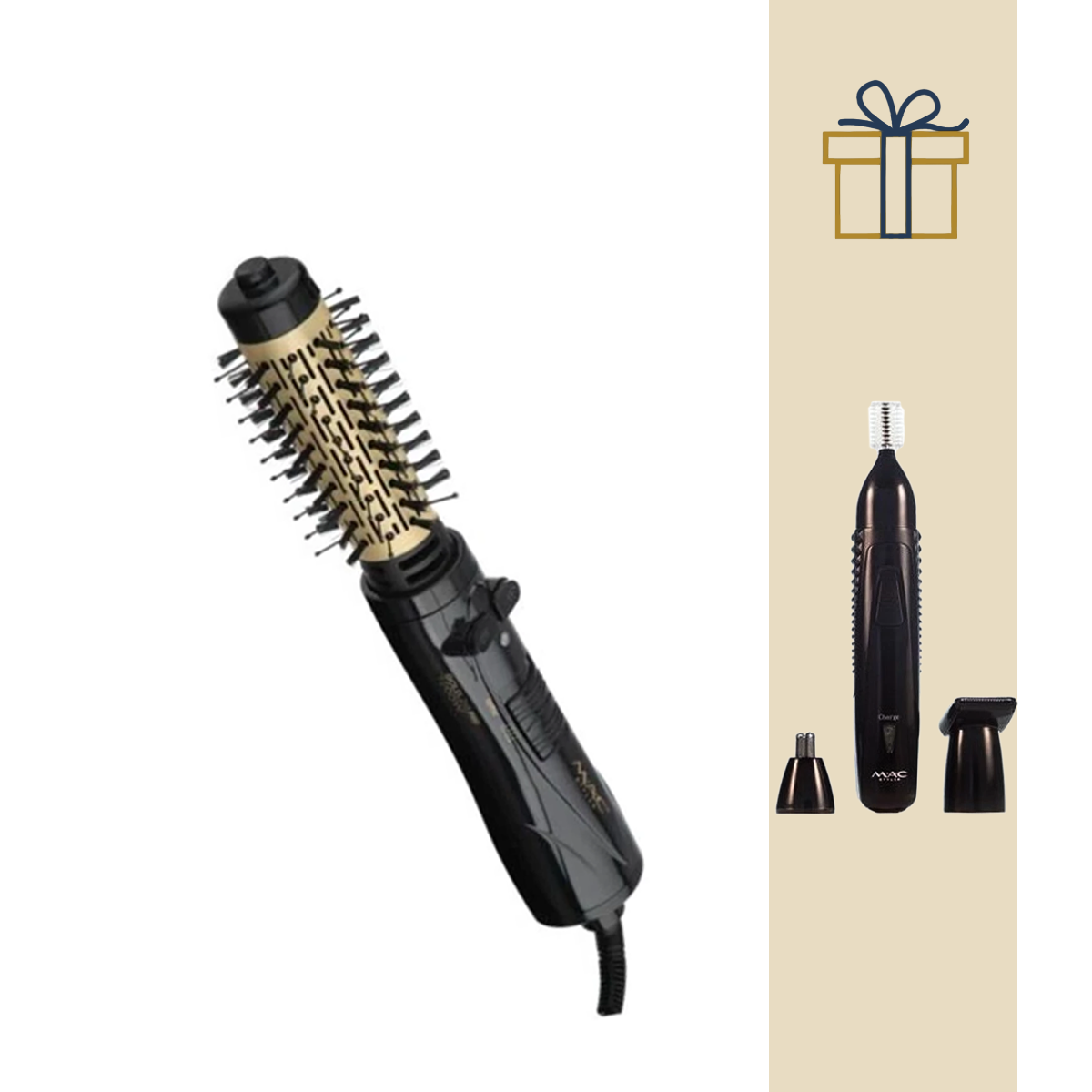 سشوار مک استایلر مدل MC-6625 به همراه موزن گوش و بینی مدل MC-8809-small-image