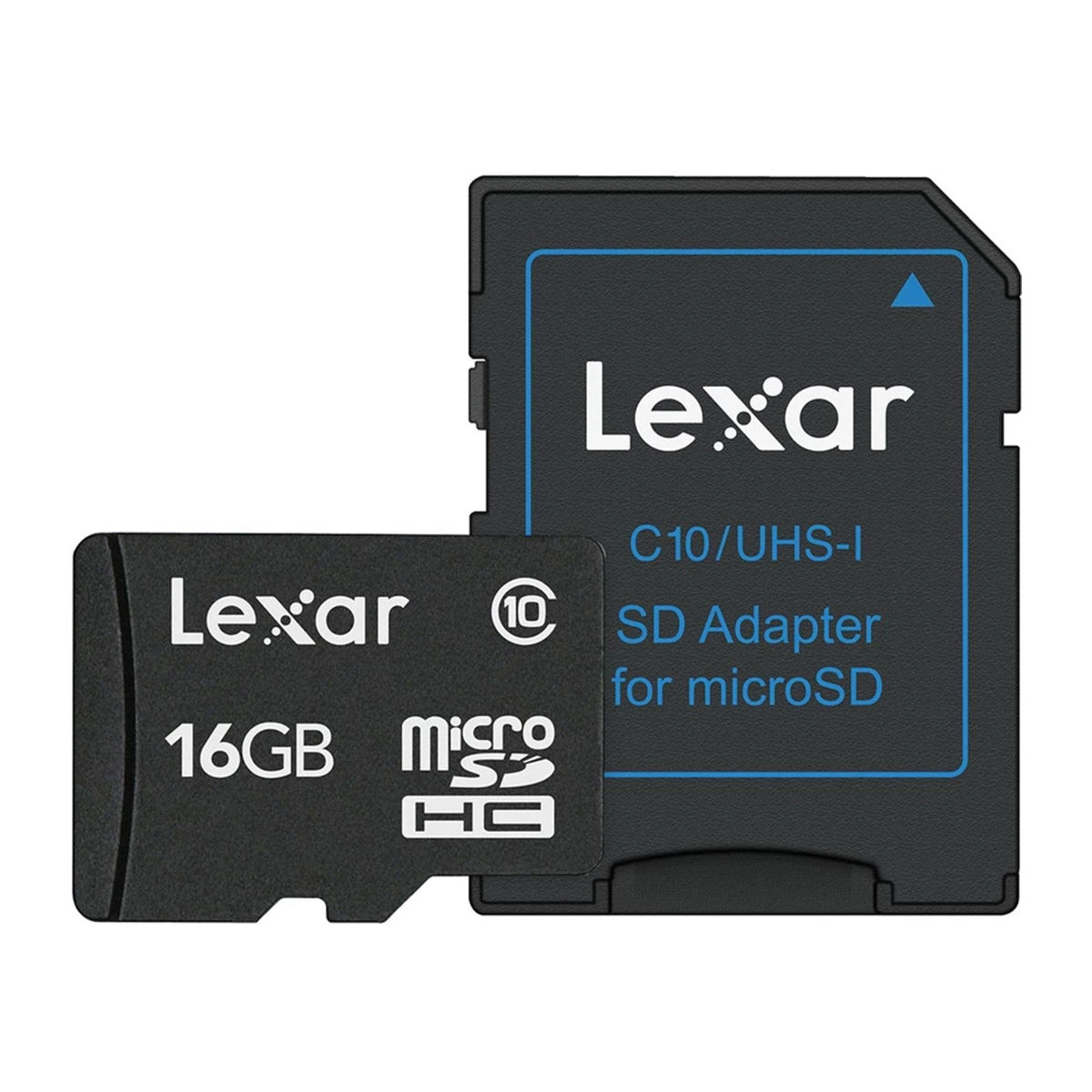 کارت حافظه microSDHC لکسار مدل Micron کلاس 10 ظرفیت 16 گیگابایت به همراه آداپت-small-image